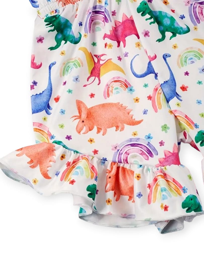 Rainbow Dino Playsuit - Image 9